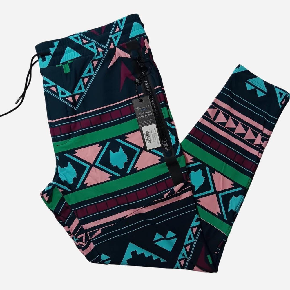 Greyson Joggers Men's Ghostwolf Sequoia Print Large MSRP $198 NWT!